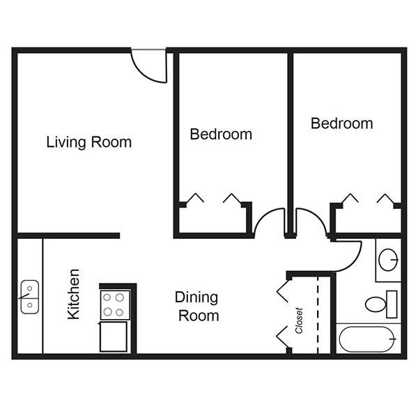 Floorplans - Murray Hill Apartments